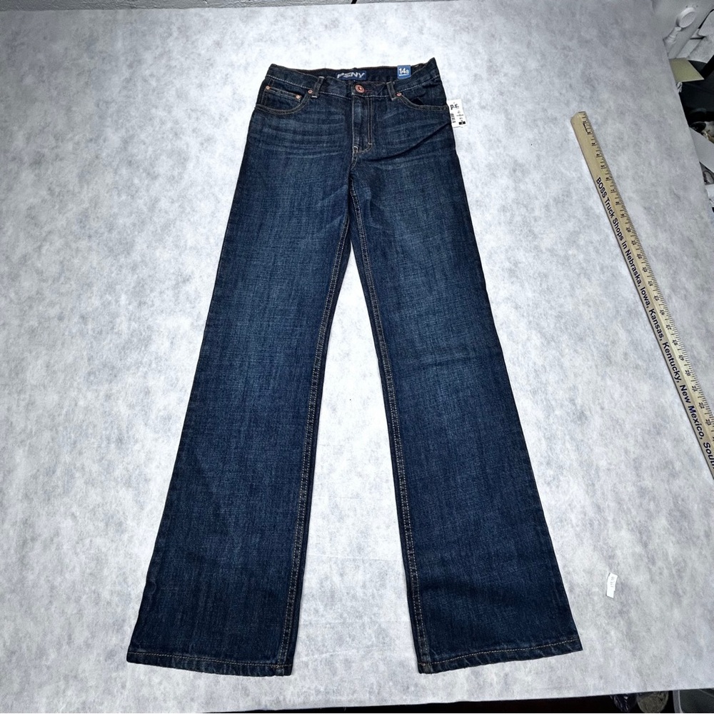 NWT PSNY Blue Bootcut Jeans Classic Style‎ 14S Girls